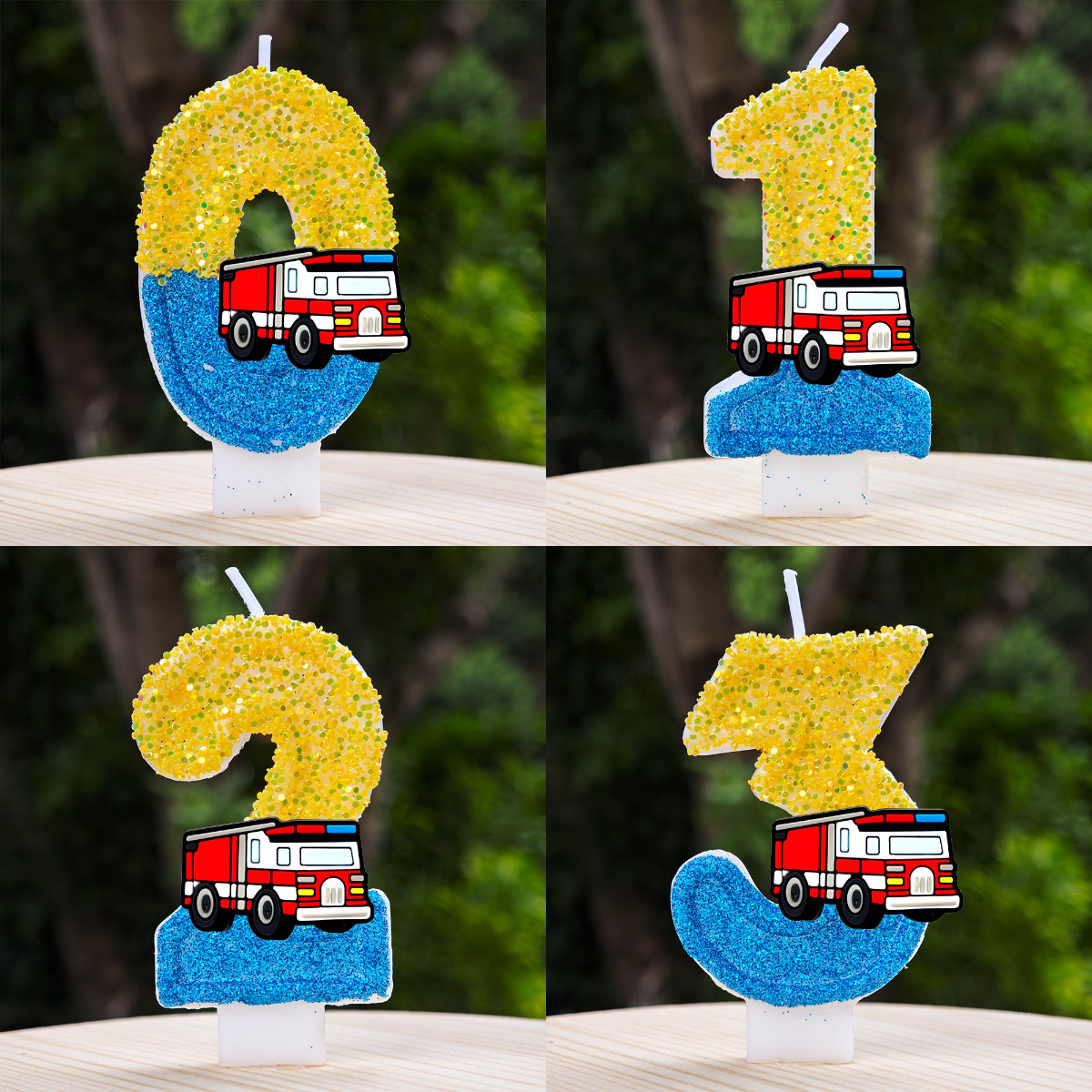 Candle Making Supplies Online - Fire Engine Candle Cute Cartoon Shape