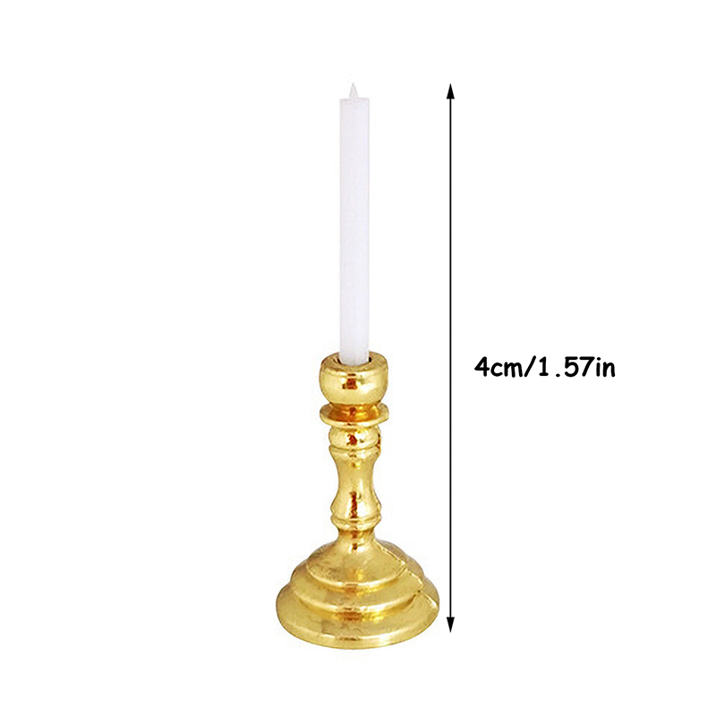 Candle Holder Supplies - ⭐ 1Pair 1:12 Dollhouse Miniature Candle