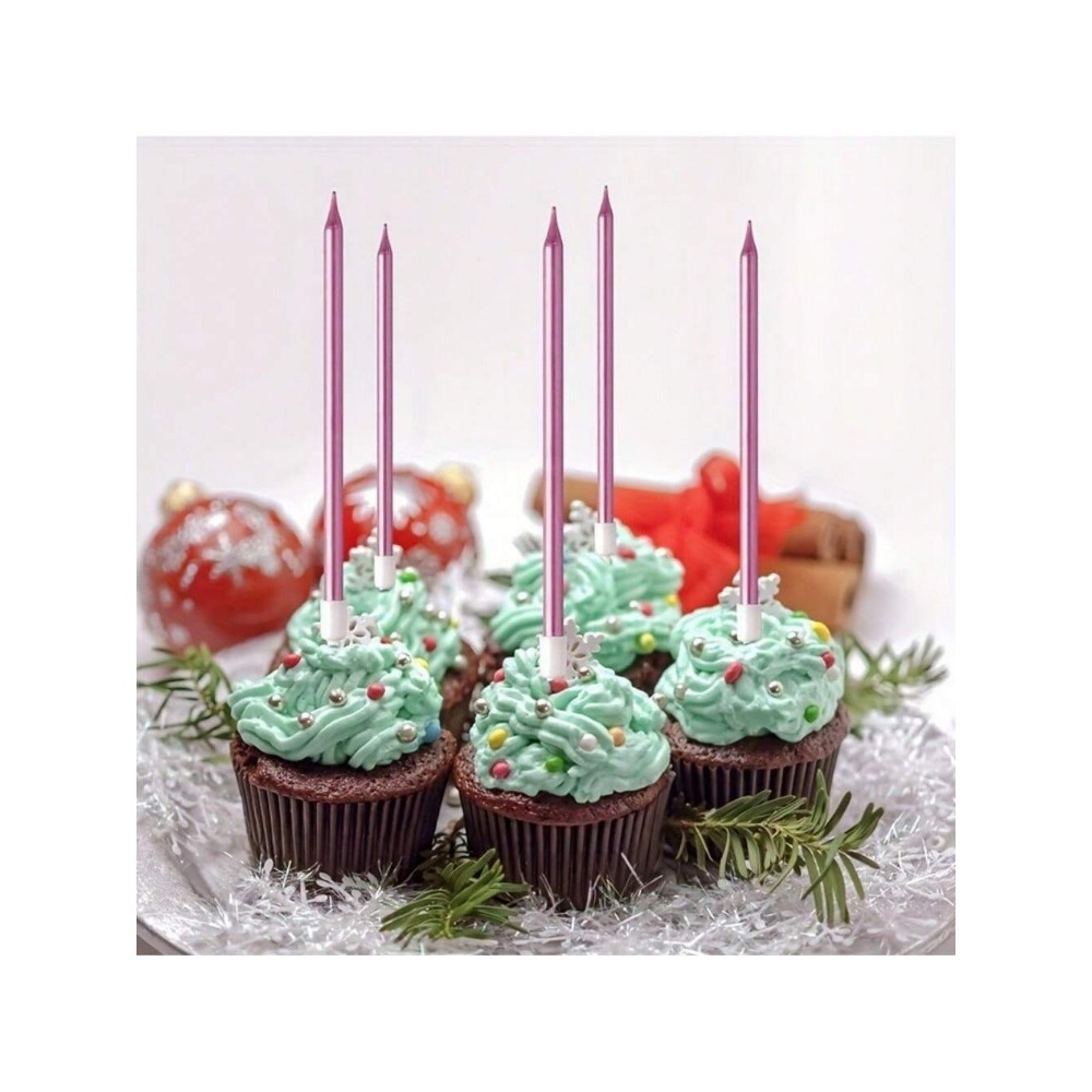 6 Pieces Metallic Candle Long  - Candle Holder Supplies recensione e prezzo