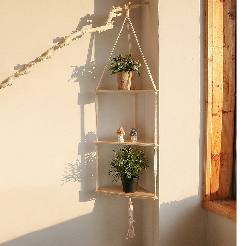 Triangle Shelves Wall Decor Ma - Candle Holder Supplies recensione e prezzo