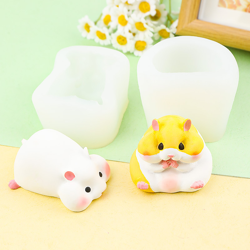 DIY Cute Hamster Mold Chocolat - Candle Making Supplies Online recensione e prezzo