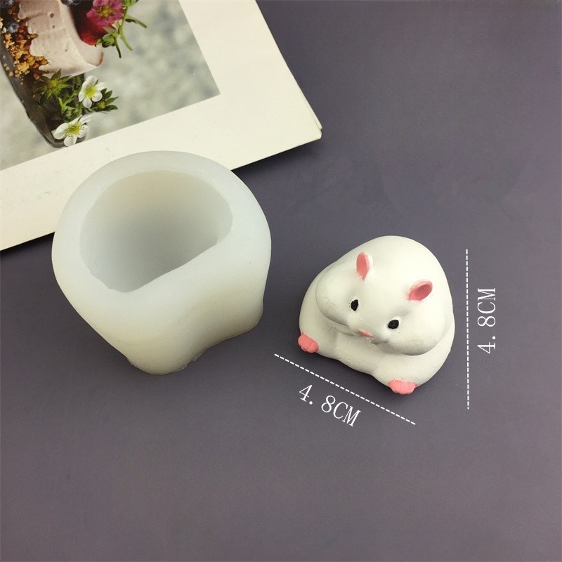DIY Cute Hamster Mold Chocolat - Candle Making Supplies Online recensione e prezzo