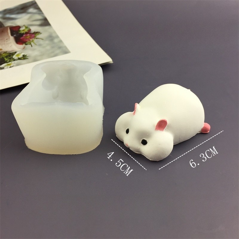 DIY Cute Hamster Mold Chocolat - Candle Making Supplies Online recensione e prezzo