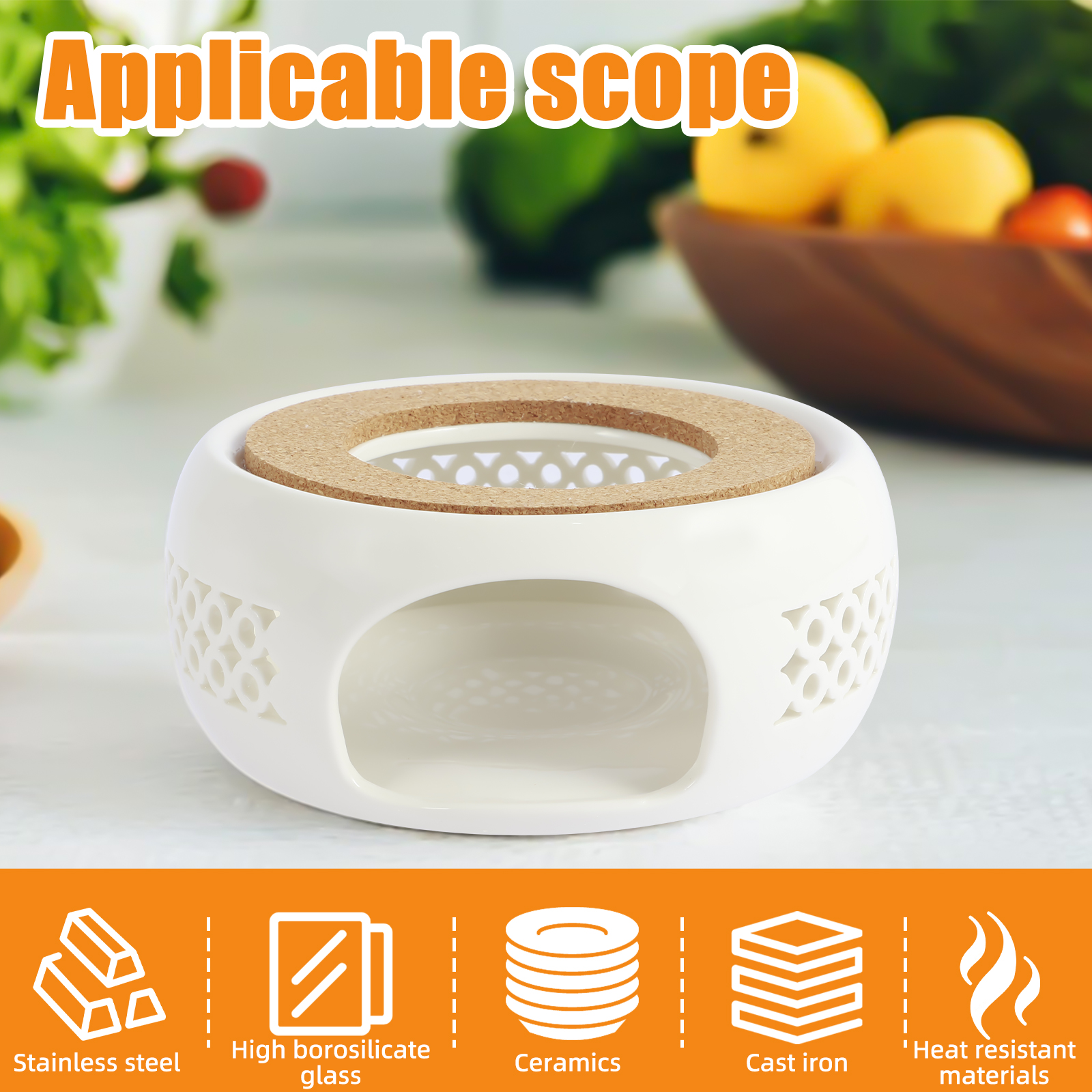 Ceramic Teapot Warmer Holder B - Candle Holder Supplies recensione e prezzo