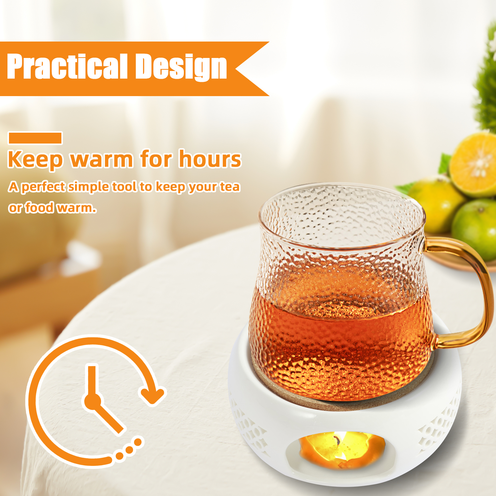 Ceramic Teapot Warmer Holder B - Candle Holder Supplies recensione e prezzo
