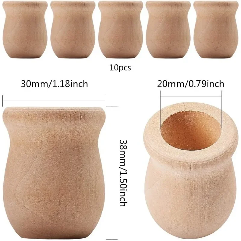 10 pcs 1.5 Inch 10pcs Unfinish - Candle Holder Supplies recensione e prezzo