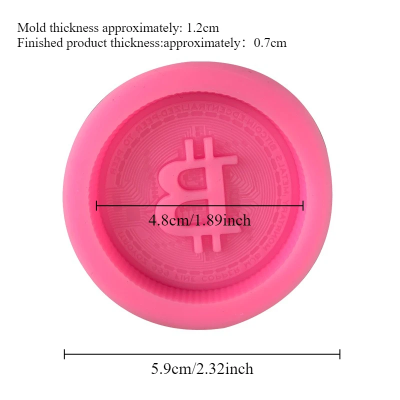 1/3pcs Currency Logo Soap Sili - Candle Making Supplies Online recensione e prezzo