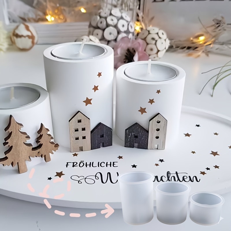Resin Molds for Handmade Cylin - Candle Holder Supplies recensione e prezzo