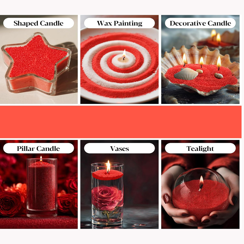 100G Green White Red Sand Pear - Candle Making Supplies Kit recensione e prezzo