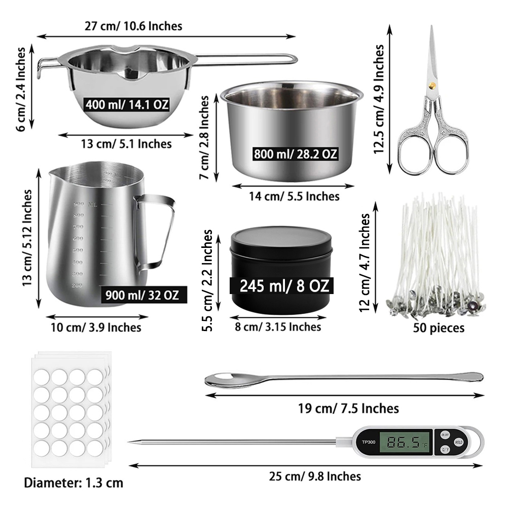 Glintmos DIY Candle Making Kit - Candle Making Supplies Online recensione e prezzo