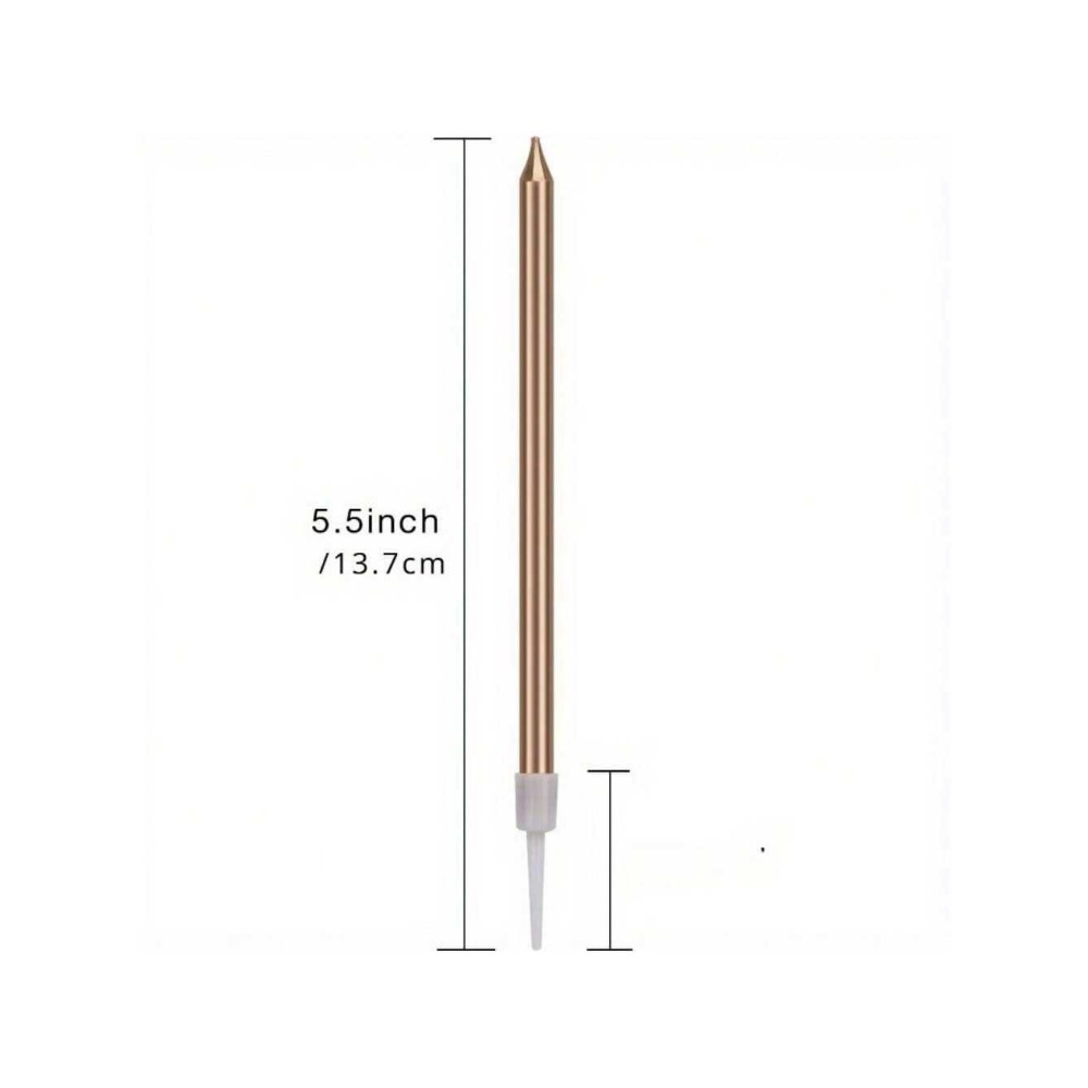 24 Pieces Metallic Candle Long - Candle Holder Supplies recensione e prezzo