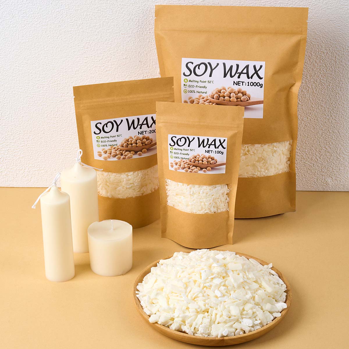 1 Pounds Pure White Soy Wax Fo - Candle Making Supplies Online recensione e prezzo