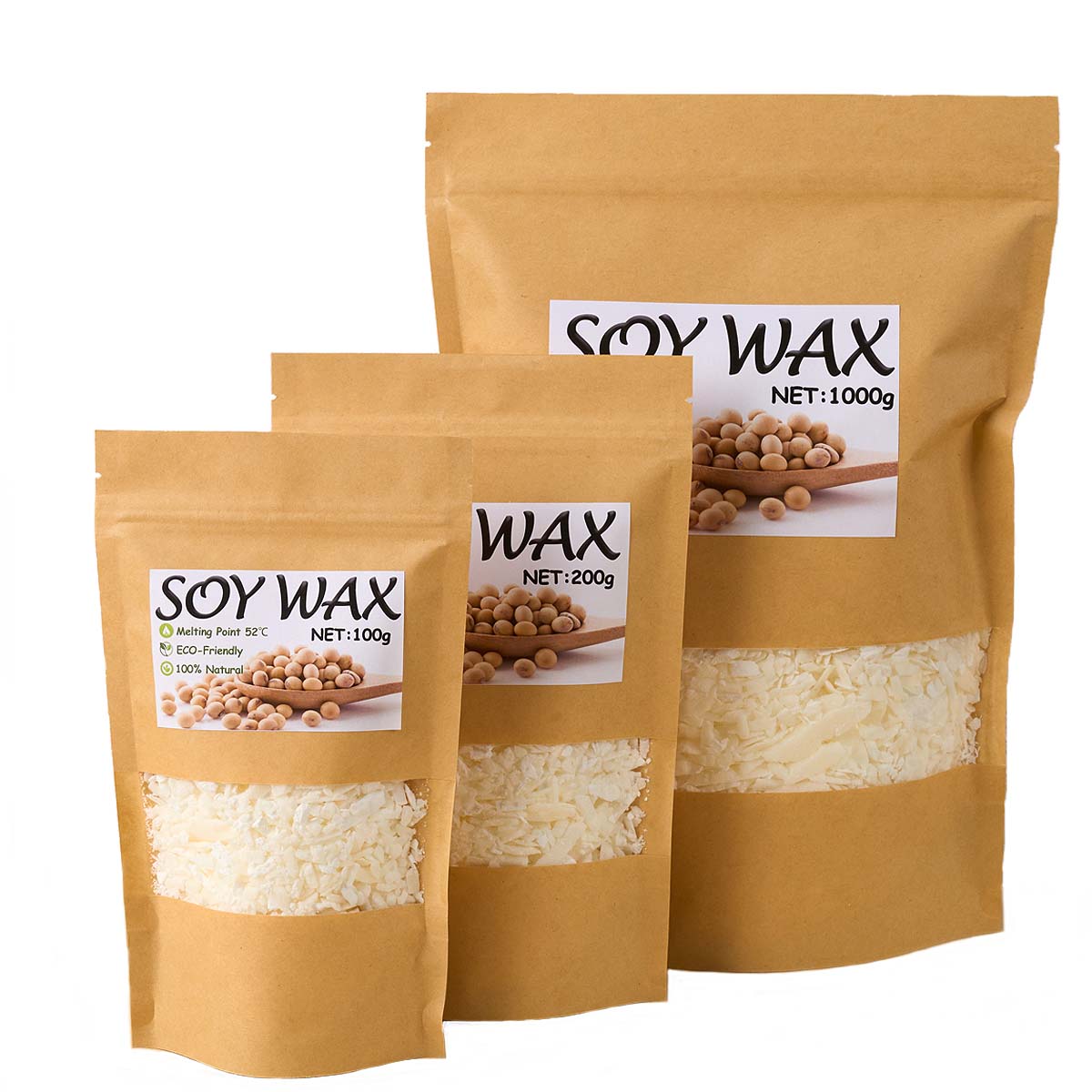 1 Pounds Pure White Soy Wax Fo - Candle Making Supplies Online recensione e prezzo