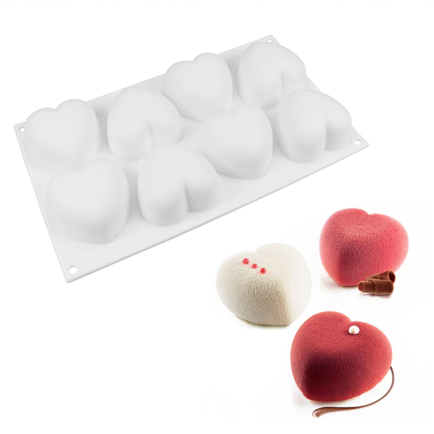 Love Heart Silicone Soap Mold  - Candle Making Supplies Online recensione e prezzo