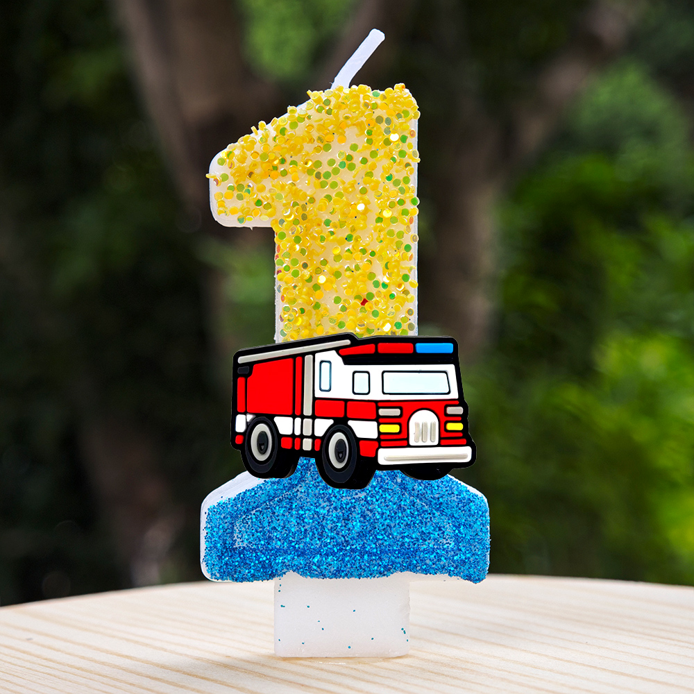 Fire Engine Candle Cute Cartoo - Candle Making Supplies Online recensione e prezzo