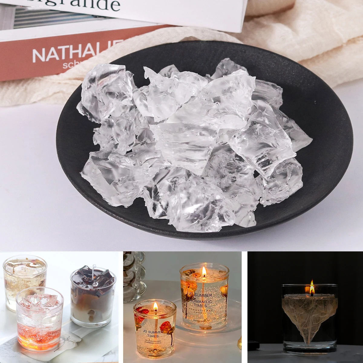 1pc Large Rock Gesture Silicon - Candle Holder Supplies recensione e prezzo