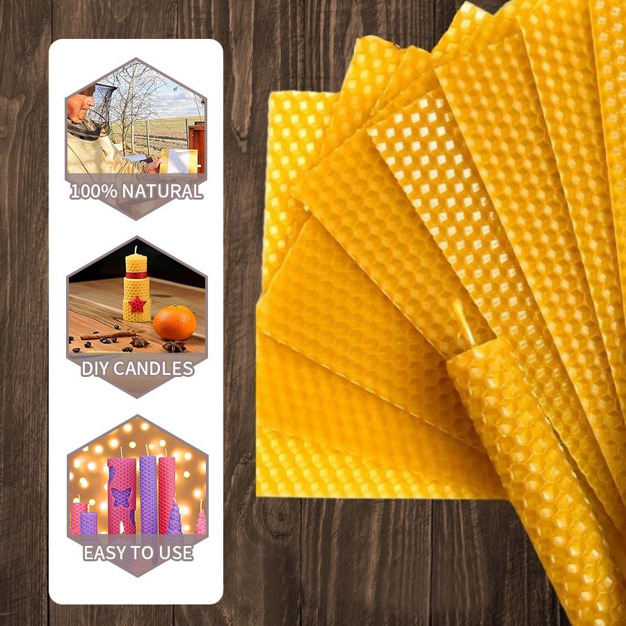 10/20/30pcs Natural Beeswax Sh - Beeswax Sheet Roll recensione e prezzo