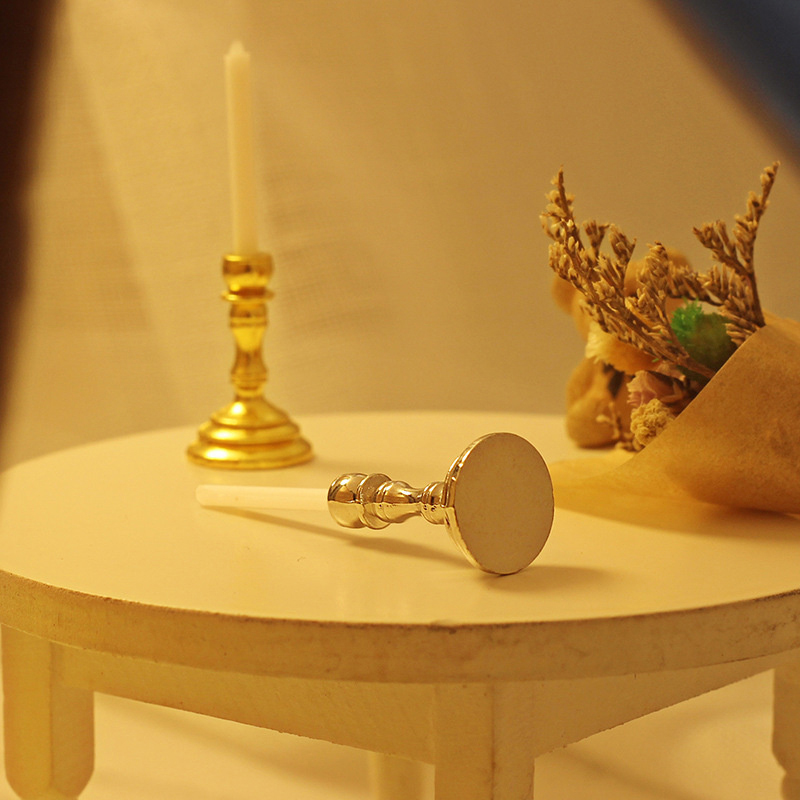 ⭐ 1Pair 1:12 Dollhouse Miniatu - Candle Holder Supplies recensione e prezzo