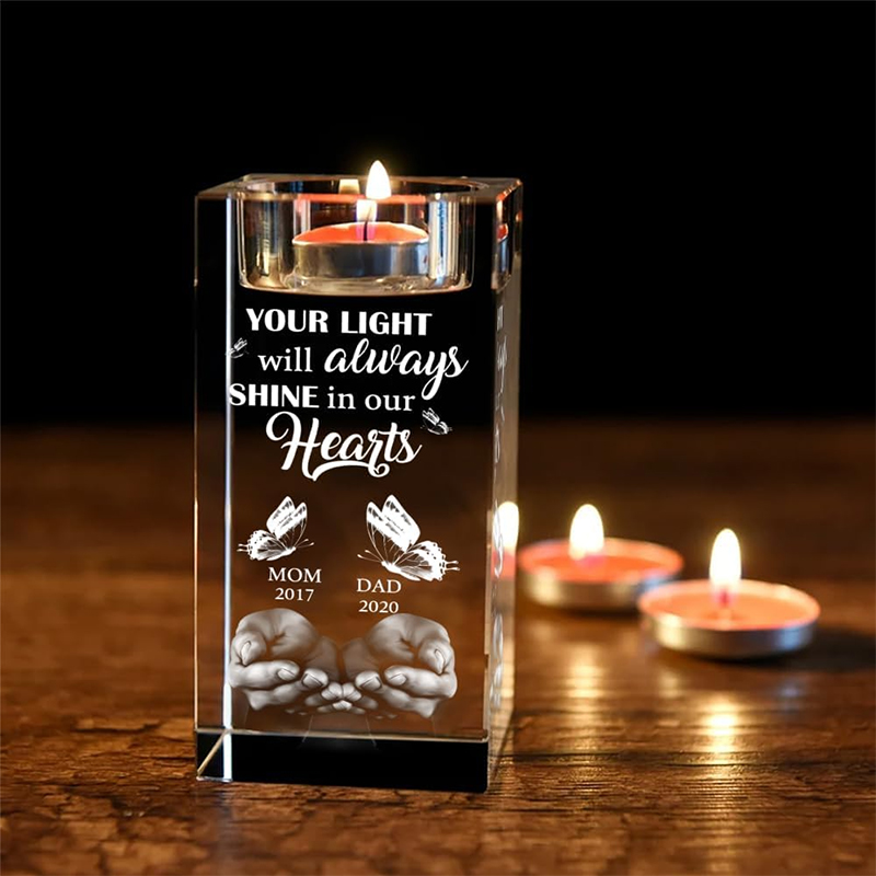 Personalized Photo Crystal Can - Candle Holder Supplies recensione e prezzo