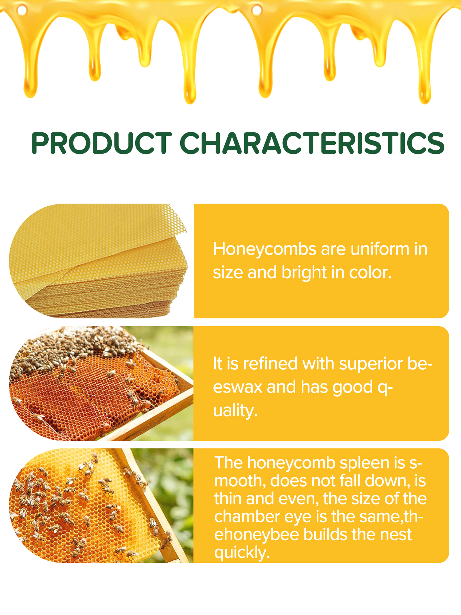 10Pcs Natural Honeycomb Bee Wa - Candle Making Supplies Kit recensione e prezzo
