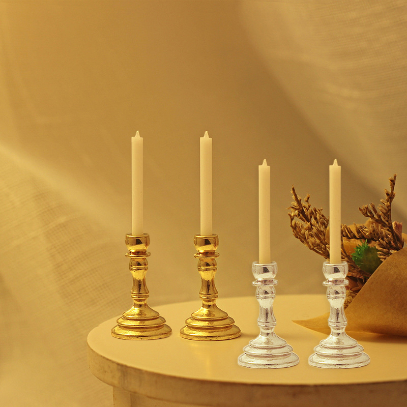 [J] 1Pair 1:12 Dollhouse Minia - Candle Holder Supplies recensione e prezzo