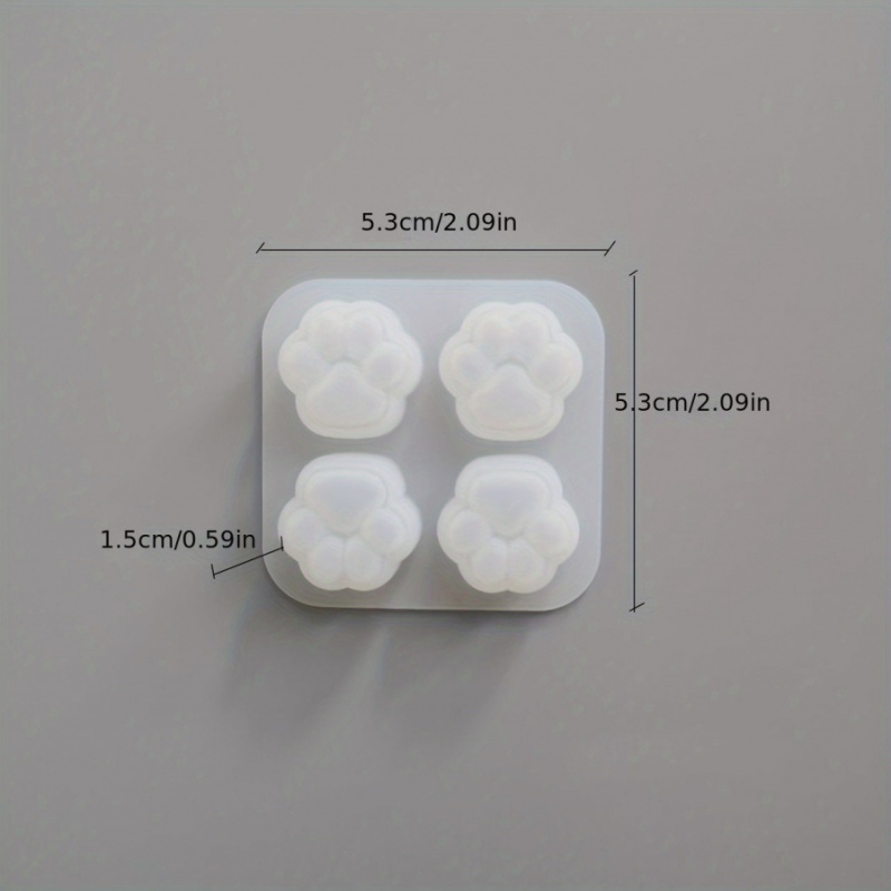 1Cat Paw Pattern Silicone Mold - Candle Making Supplies Kit recensione e prezzo