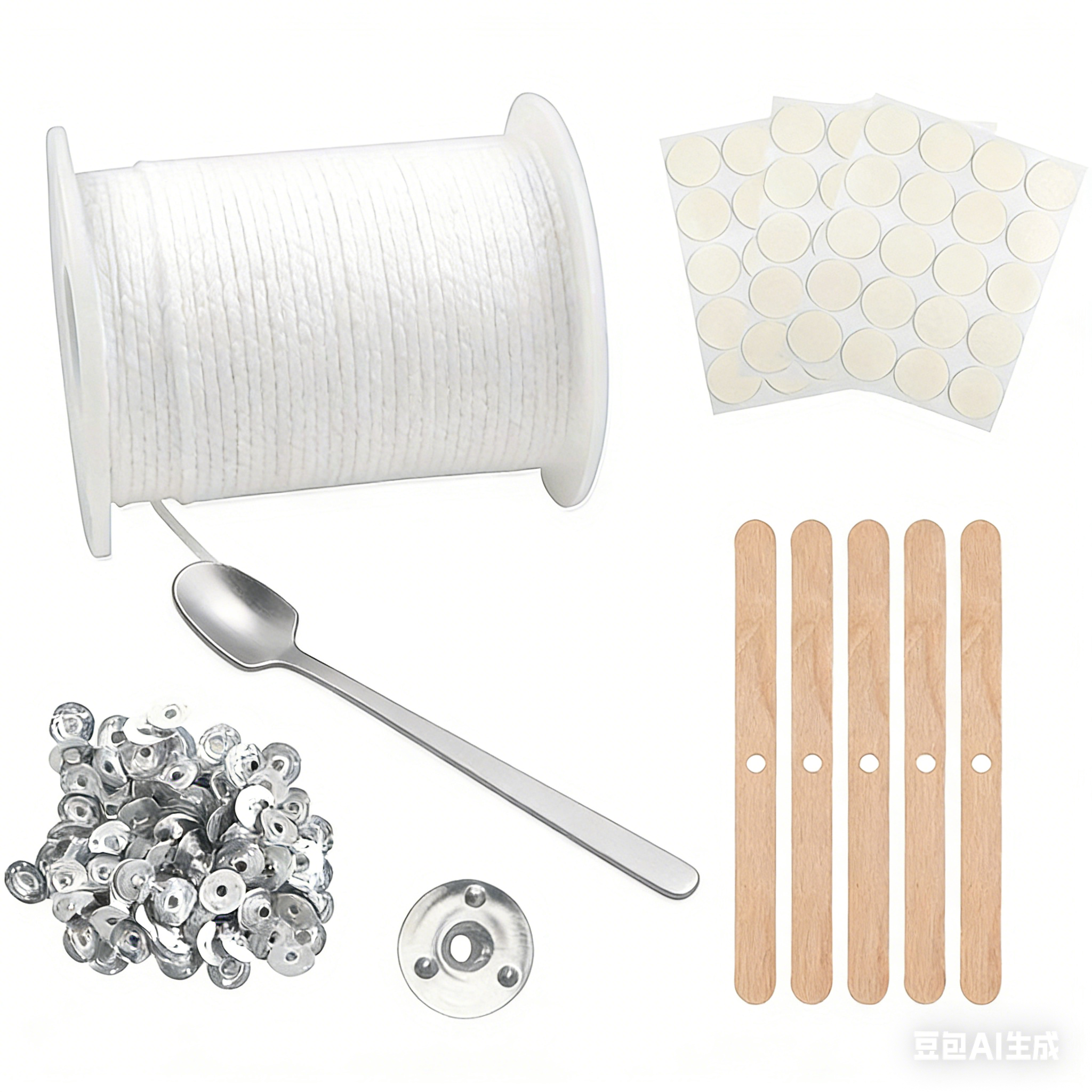 Premium DIY Candle Making Kit: - Wood Wick Tab Set recensione e prezzo