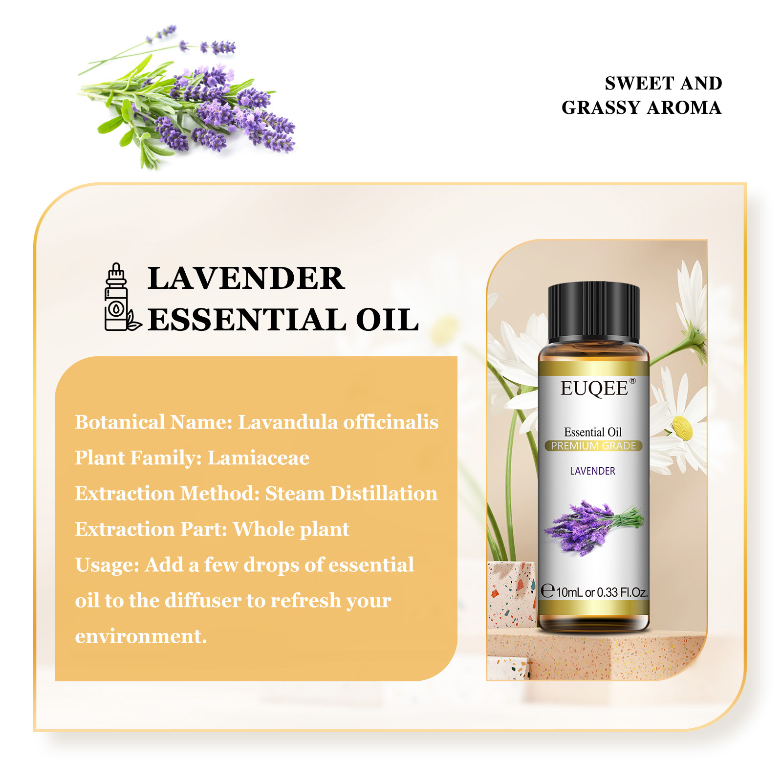 EUQEE 10ml Pure Natural Essent - Fragrance Oil 10Ml recensione e prezzo