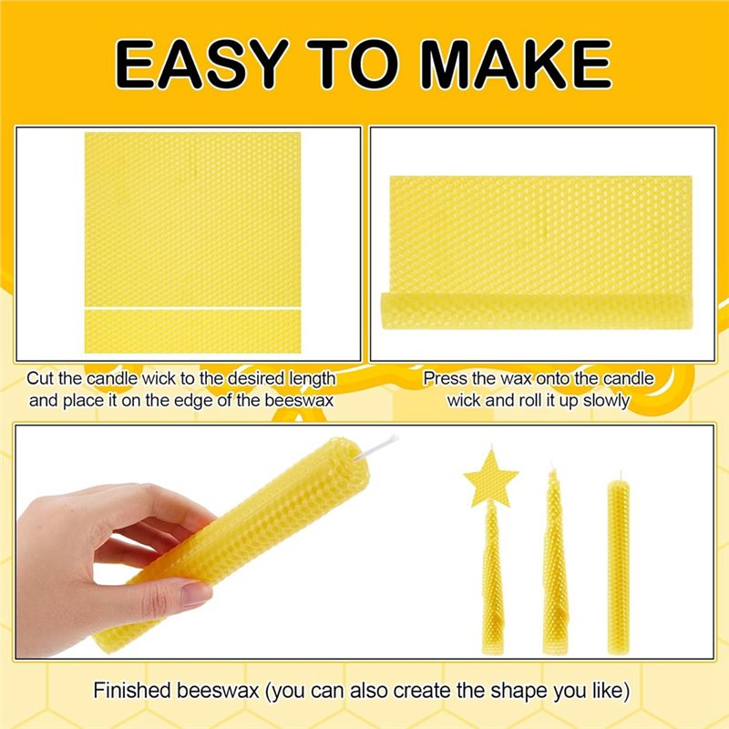 ABFI Beeswax For Candle Making - Beeswax Sheet Roll recensione e prezzo