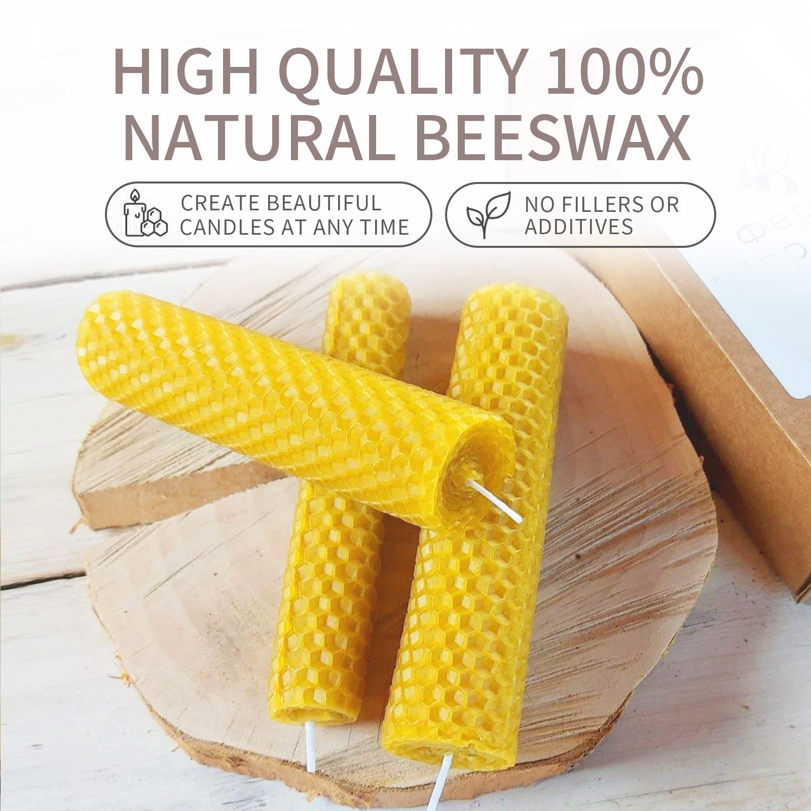 10/30pcs Natural Beeswax Sheet - Beeswax Sheet Roll recensione e prezzo