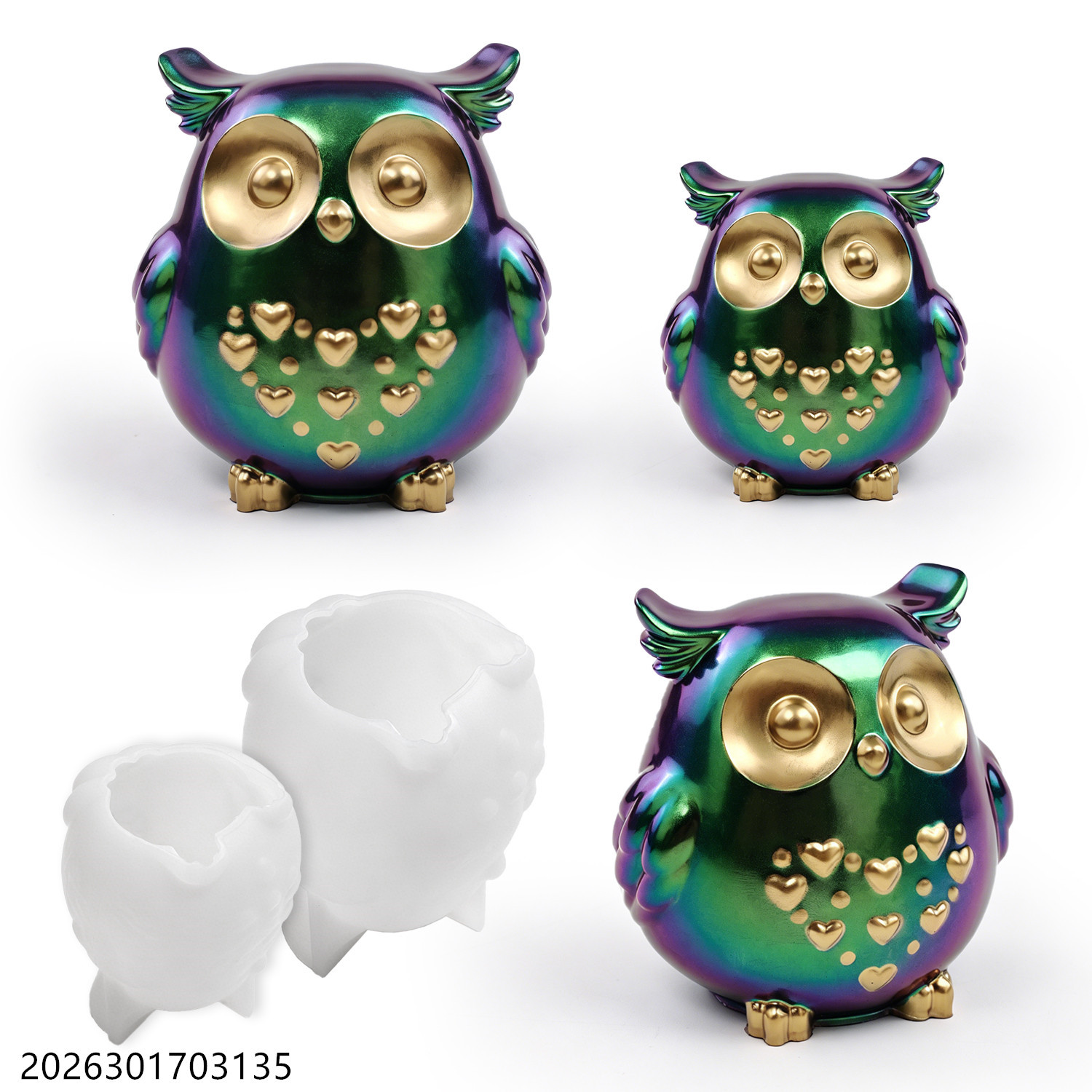 Owl Silicone Mold 3D Bird Shap - Candle Holder Supplies recensione e prezzo