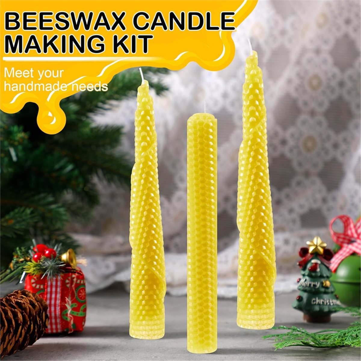 N94R 24 Pcs Beeswax Candle Mak - Beeswax Sheet Roll recensione e prezzo