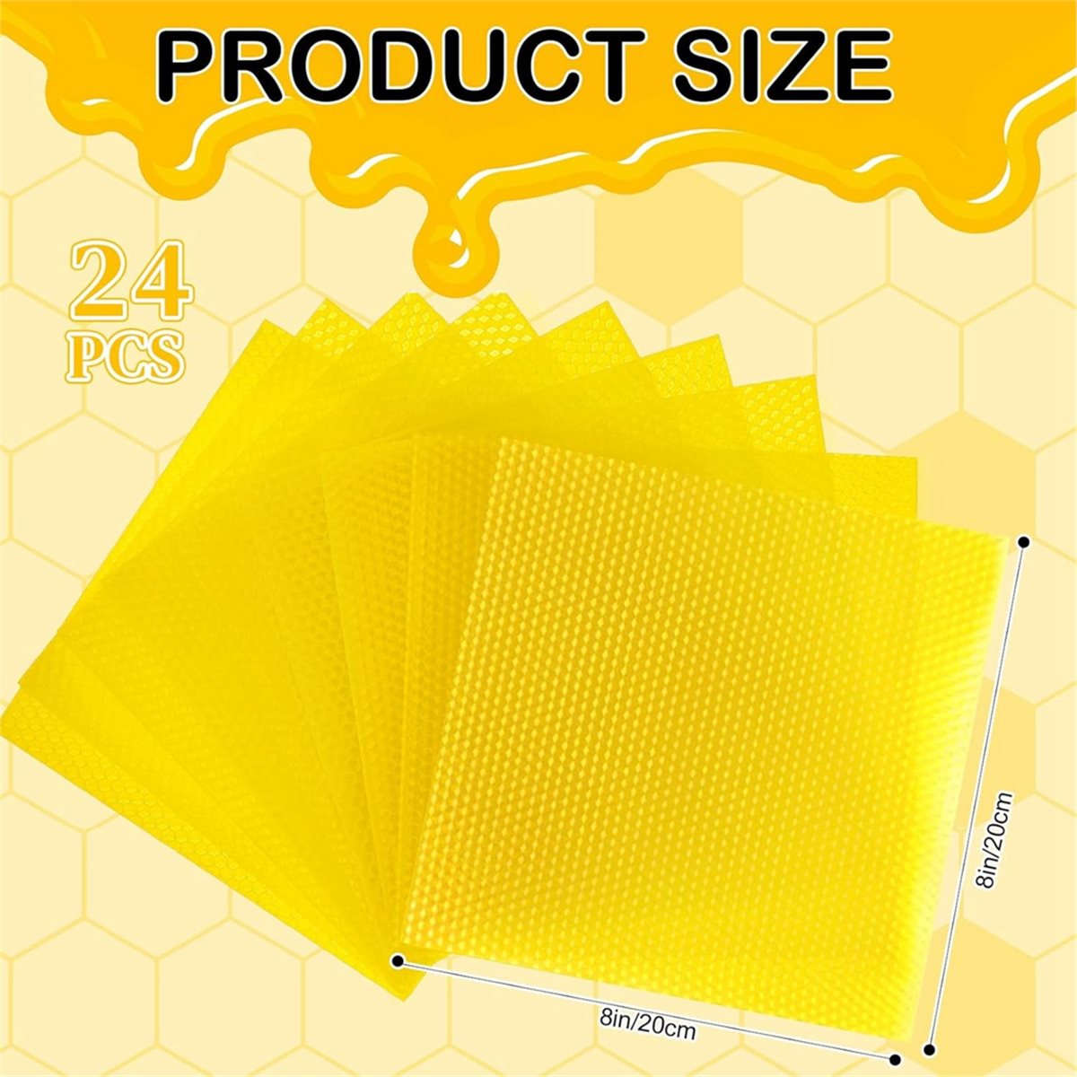 N94R 24 Pcs Beeswax Candle Mak - Beeswax Sheet Roll recensione e prezzo