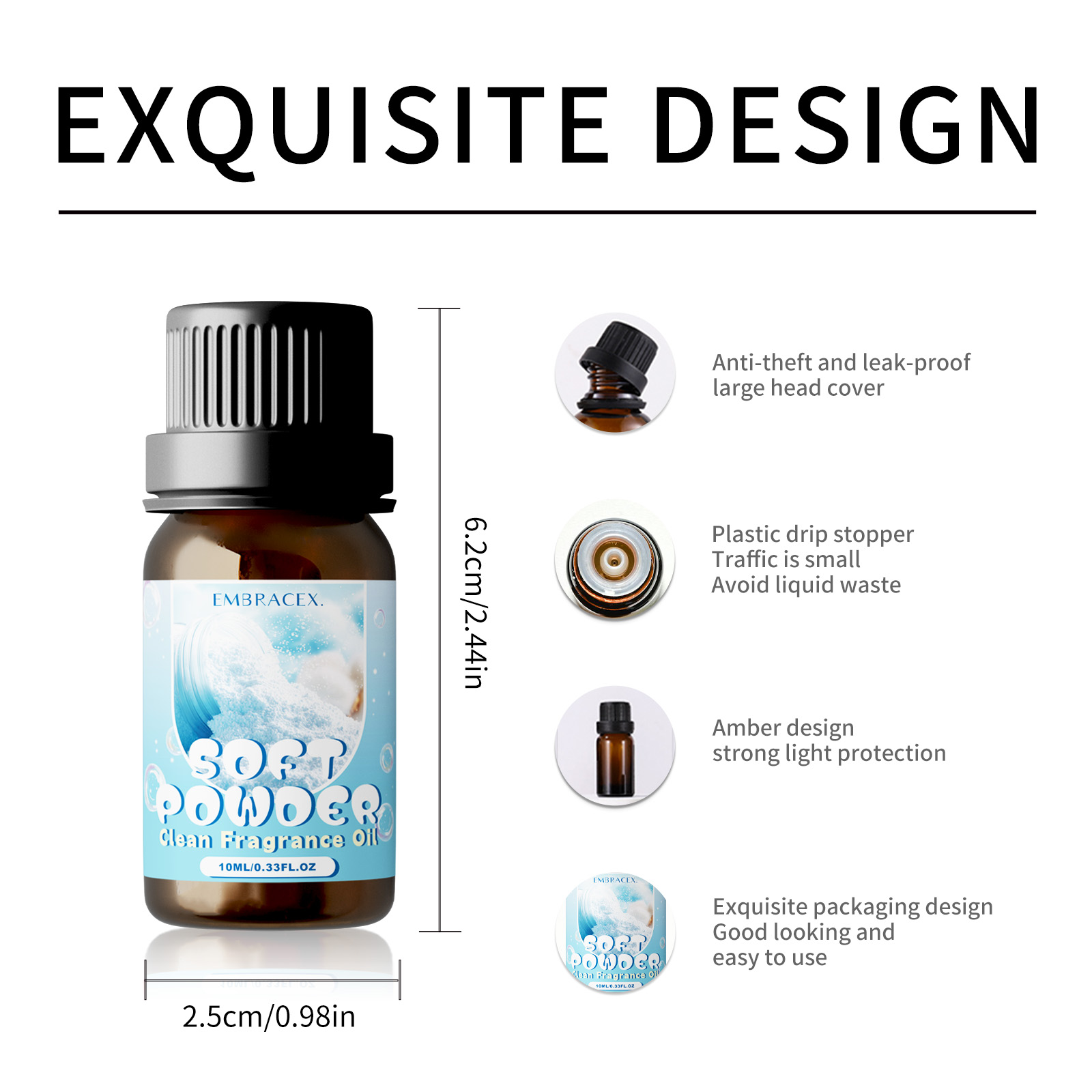 10ml Soft Powder Essential Oil - Fragrance Oil 10Ml recensione e prezzo